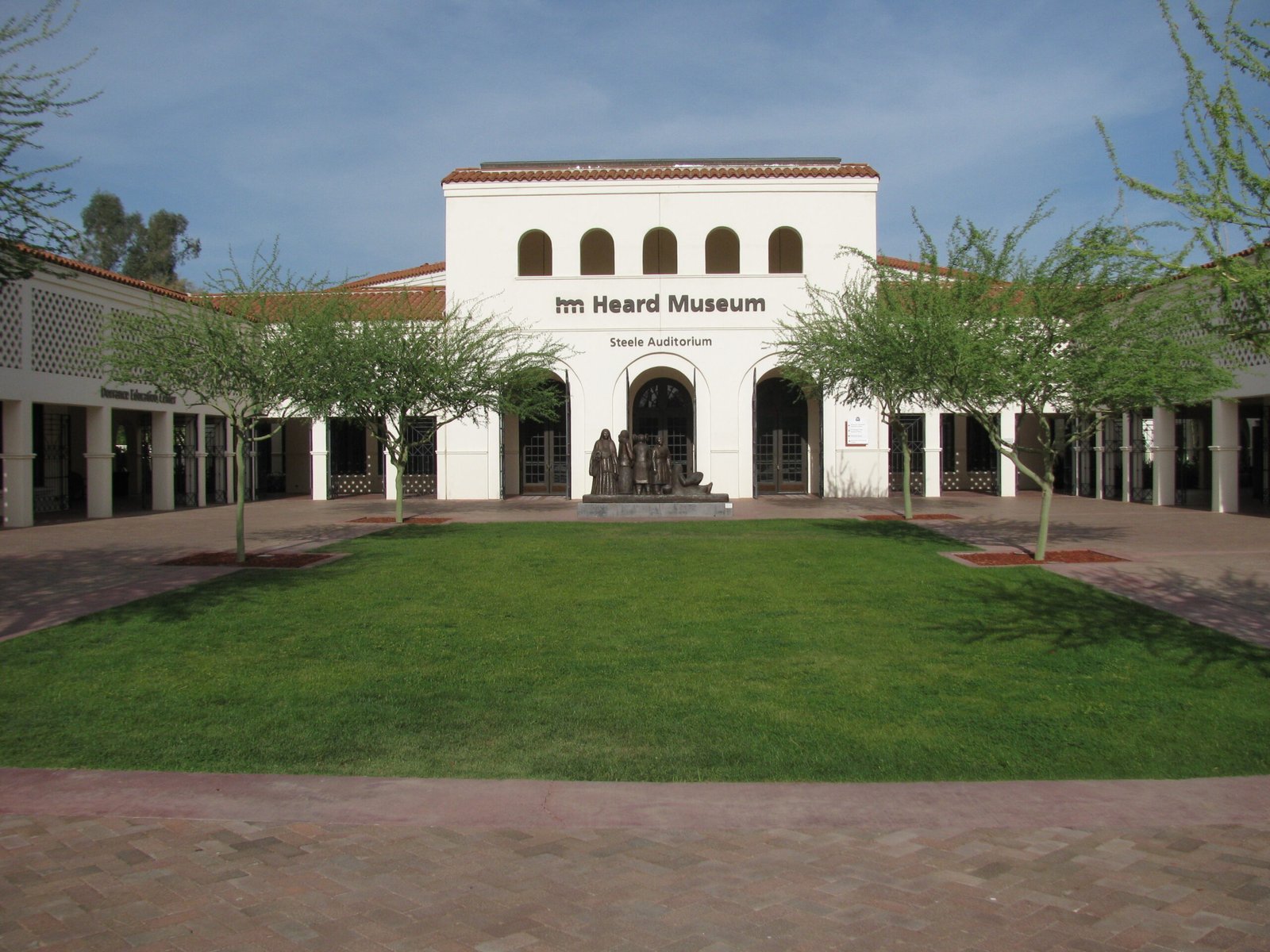 The Heard Museum building in Phoenix, Arizona, dedicated to American Indian art