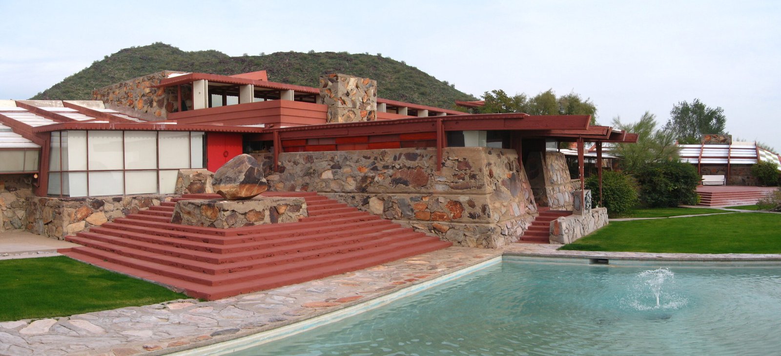 Taliesin West, Frank Lloyd Wright's winter home and architecture school near Scottsdale, Arizona